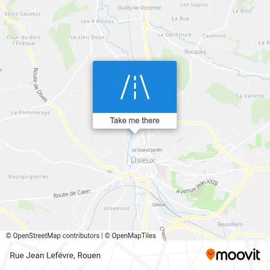 Rue Jean Lefévre map