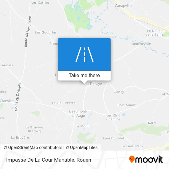 Impasse De La Cour Manable map