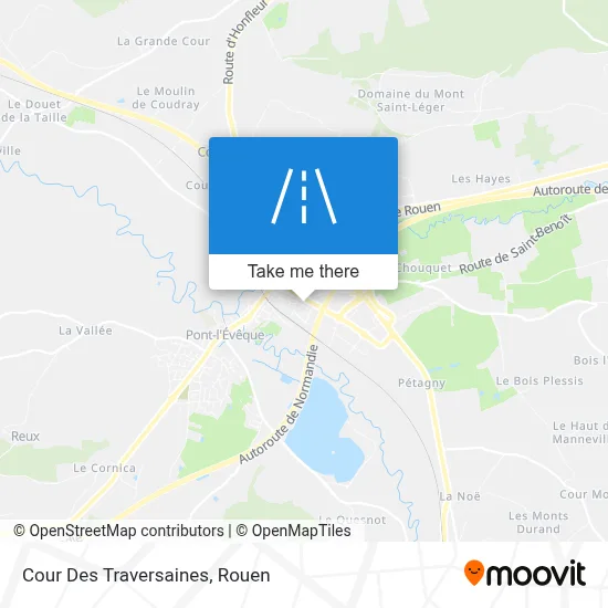 Cour Des Traversaines map