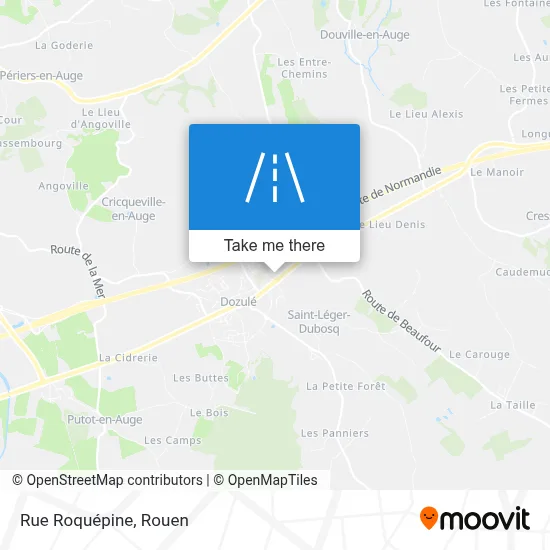 Rue Roquépine map
