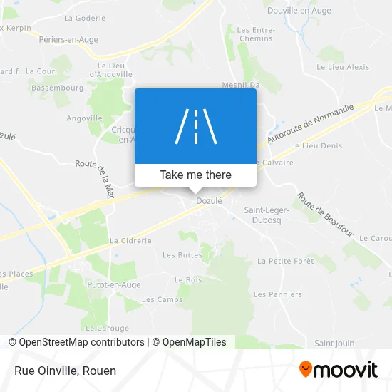 Rue Oinville map