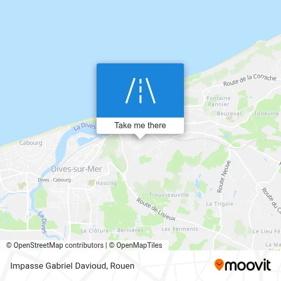 Impasse Gabriel Davioud map