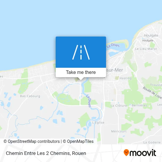 Chemin Entre Les 2 Chemins map