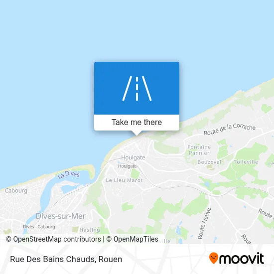 Rue Des Bains Chauds map