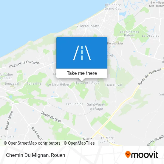 Chemin Du Mignan map