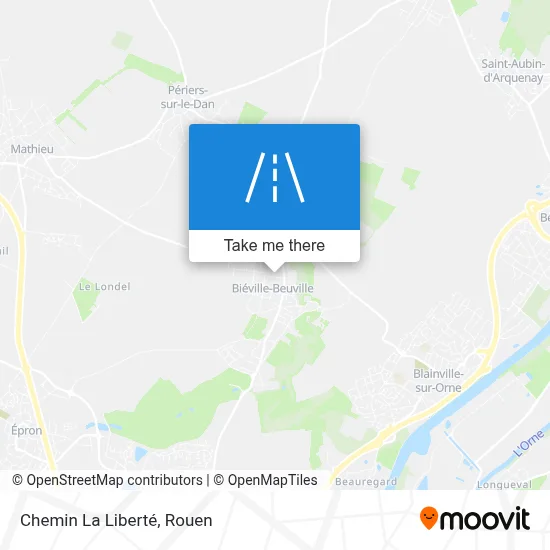 Chemin La Liberté map