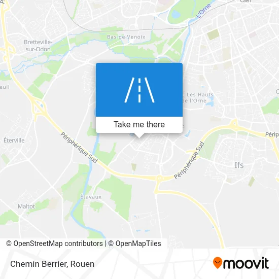 Chemin Berrier map