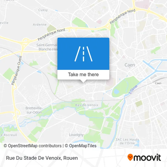 Rue Du Stade De Venoix map
