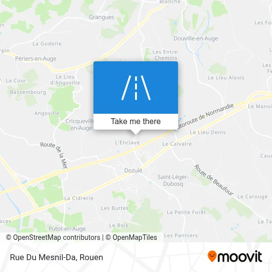 Rue Du Mesnil-Da map