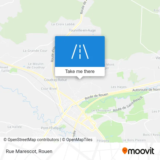 Mapa Rue Marescot