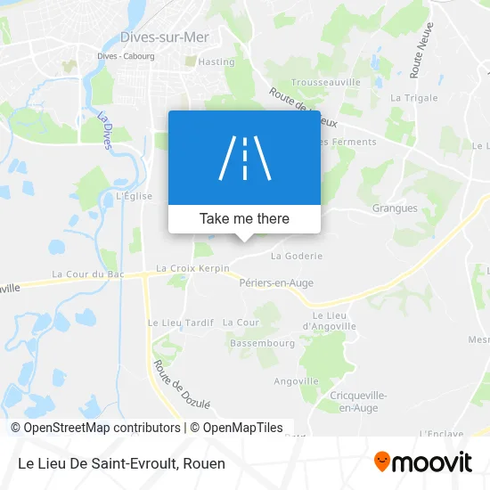 Le Lieu De Saint-Evroult map
