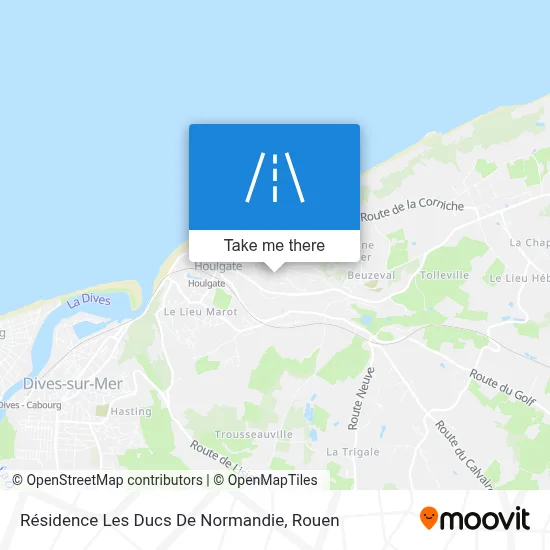 Résidence Les Ducs De Normandie map