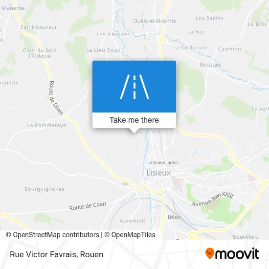 Rue Victor Favrais map