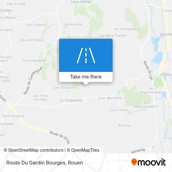 Route Du Gardin Bourges map