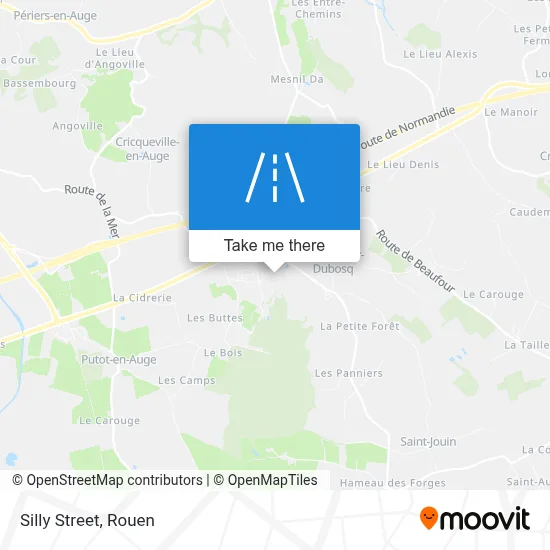 Rue De Silly map
