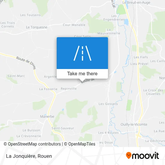 La Jonquière map