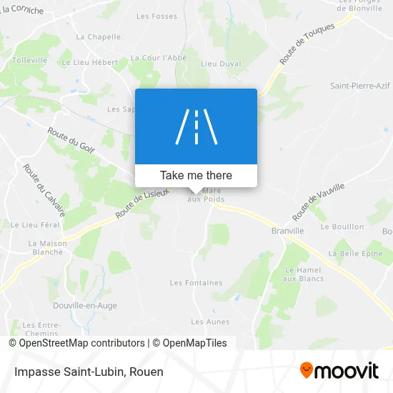 Impasse Saint-Lubin map