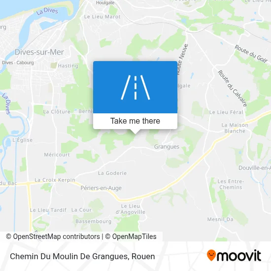 Chemin Du Moulin De Grangues map