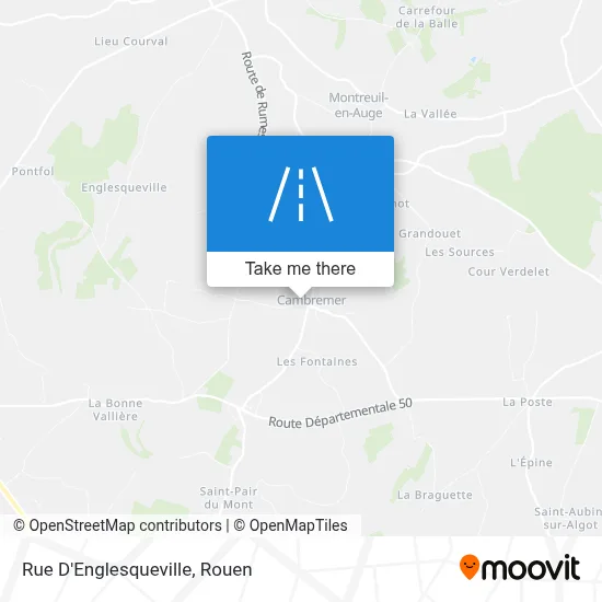 Mapa Rue D'Englesqueville