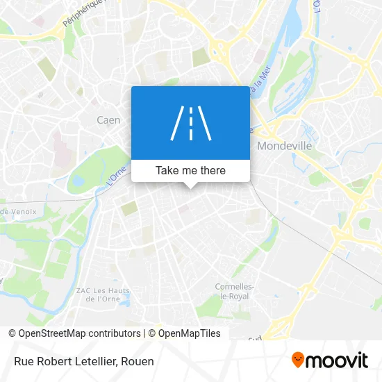 Rue Robert Letellier map