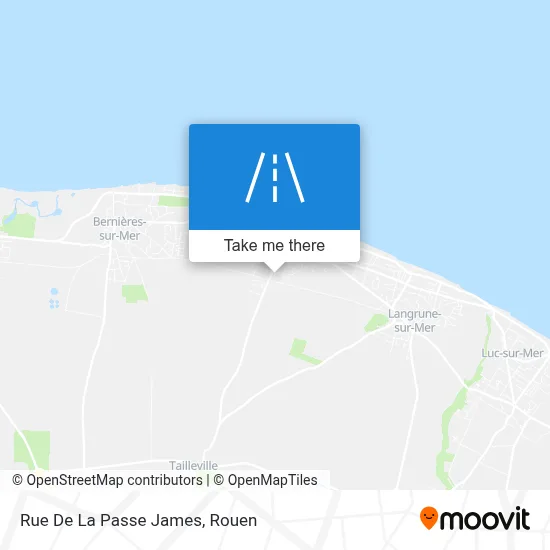Mapa Rue De La Passe James