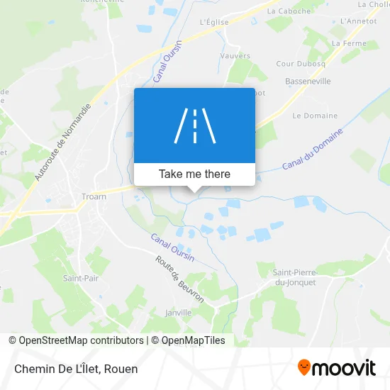 Chemin De L'Îlet map