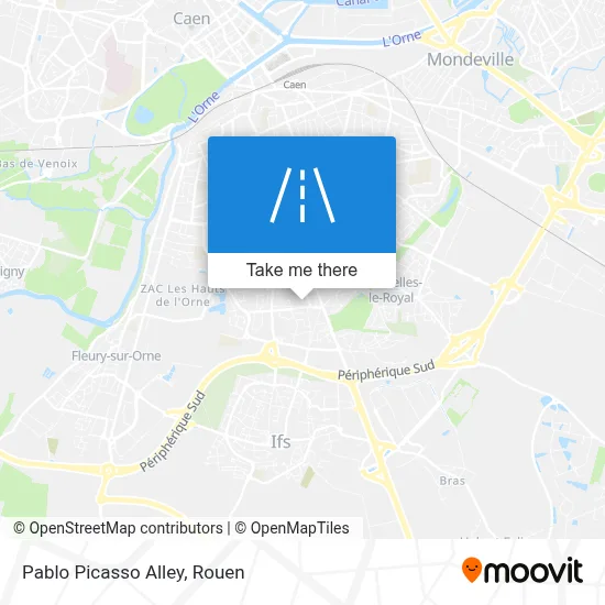 Allée Pablo Picasso map