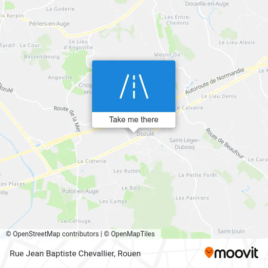 Mapa Rue Jean Baptiste Chevallier