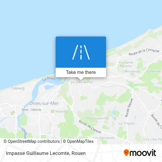 Impasse Guillaume Lecomte map