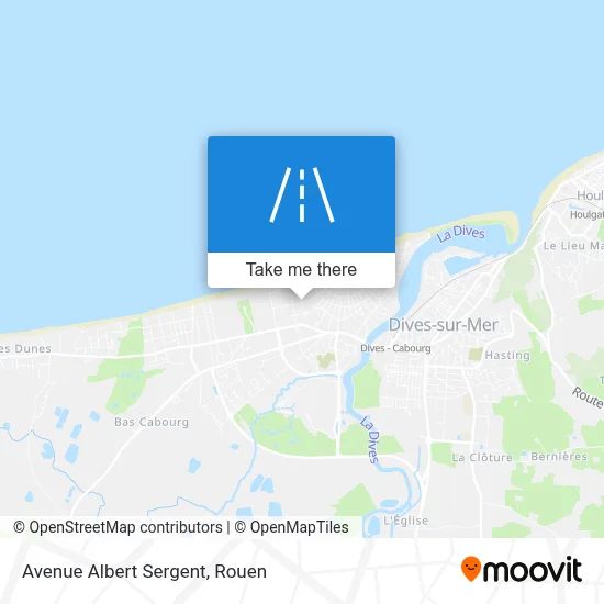 Avenue Albert Sergent map
