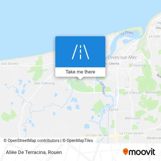 Allée De Terracina map