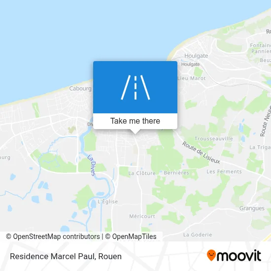 Residence Marcel Paul map