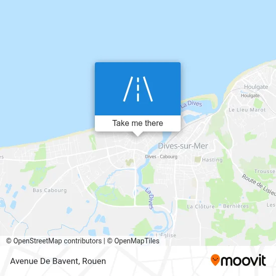 Avenue De Bavent map