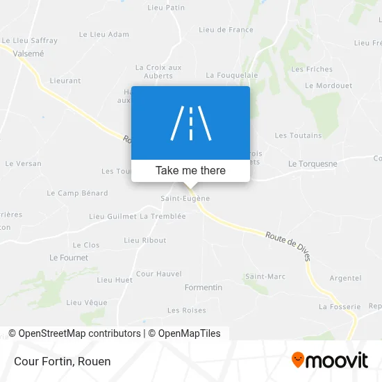 Cour Fortin map