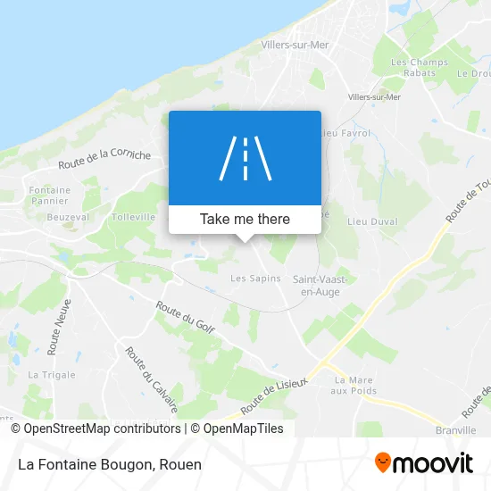 La Fontaine Bougon map