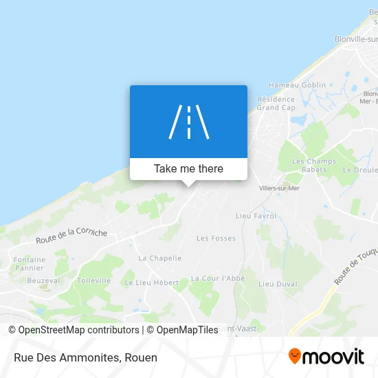 Rue Des Ammonites map