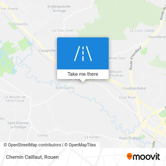 Chemin Caillaut map