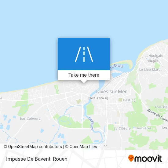 Impasse De Bavent map