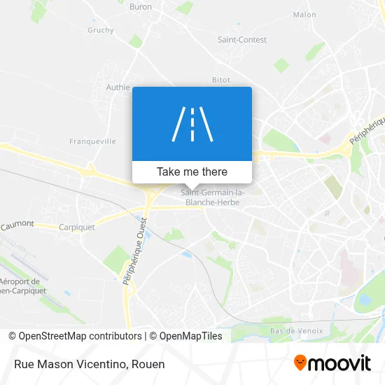 Rue Mason Vicentino map
