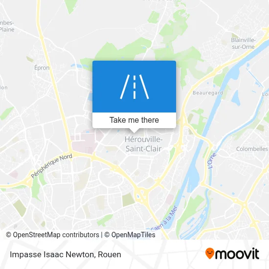 Impasse Isaac Newton map