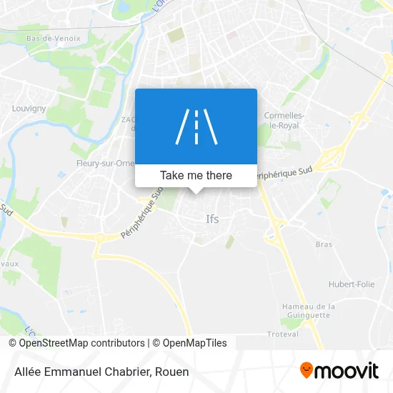 Allée Emmanuel Chabrier map