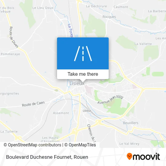 Boulevard Duchesne Fournet map