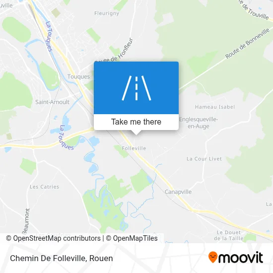 Mapa Chemin De Folleville