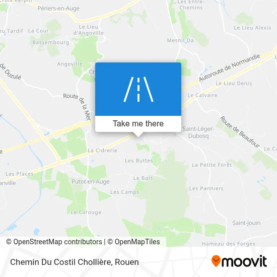 Chemin Du Costil Chollière map