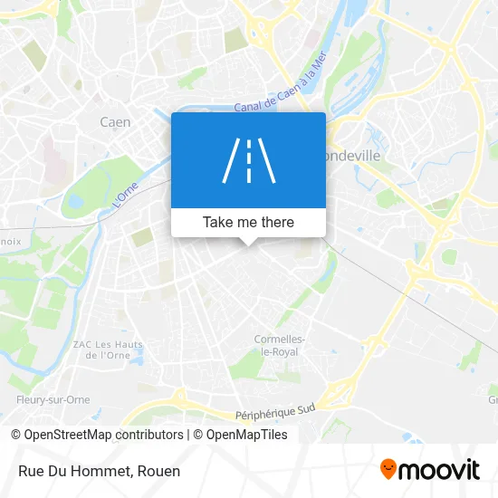 Rue Du Hommet map