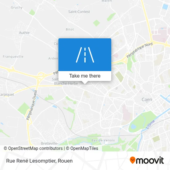 Mapa Rue René Lesomptier