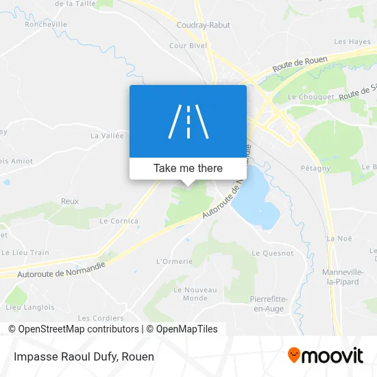 Impasse Raoul Dufy map