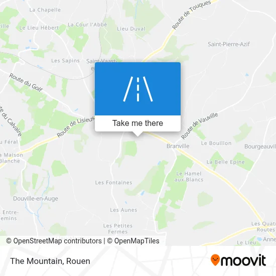 La Montagne map