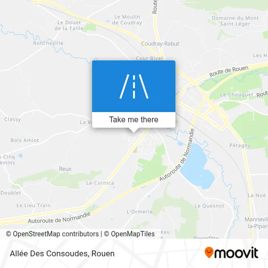 Allée Des Consoudes map