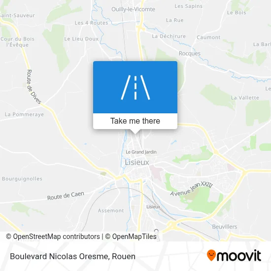 Boulevard Nicolas Oresme map